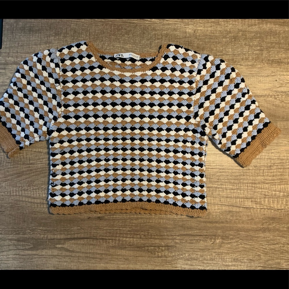Zara Womens knitted top
